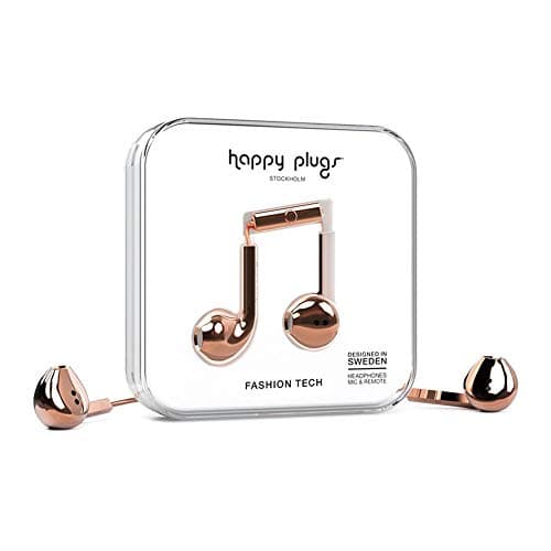 Image of Happy Plugs Earbud Plus Headphone - Rose Gold