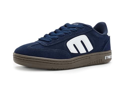 Image of Etnies LOCUT Skate Shoes - Classic Low-Top Vulcanized Skateboarding Sneaker - Navy/White/Gum - 11