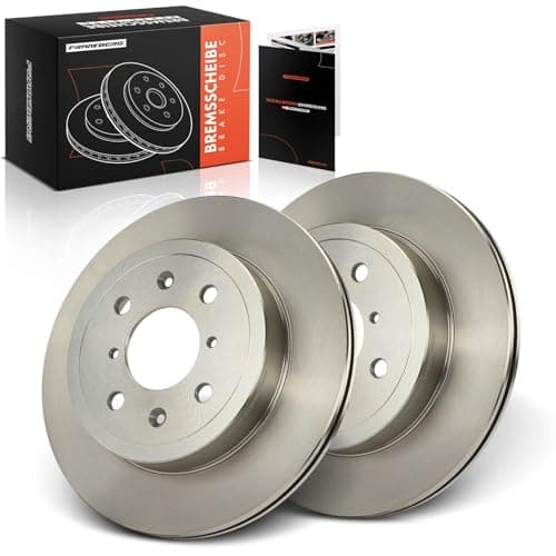 Image of Frankberg Brake Disc Set incl. 2x Discs Front Vented Ø253mm Compatible with Agila (A) Wagon R+ Hatchback Justy III Replace# 93179462, 5531184E01