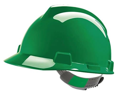 Image of MSA V-Gard Helmets EN397 - Construction V-Gard Work Helmet, Green