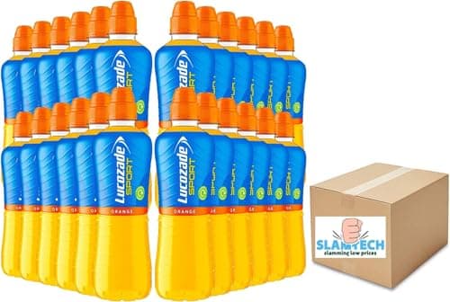 Image of Lucozade Sport Body Fuel - Orange 24x500ml Isotonic sports drink, with Electrolytes and Vitamin B3 Bursting with Flavour Sold by Slamtech