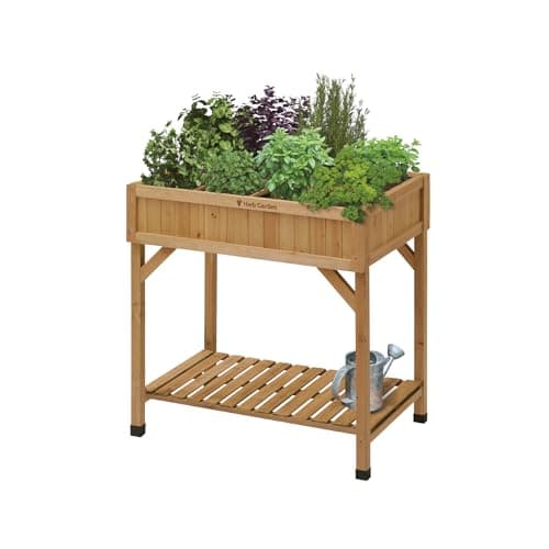 Image of VegTrug® 8 Pocket Herb Planter, Natural, 78x58x80 cm