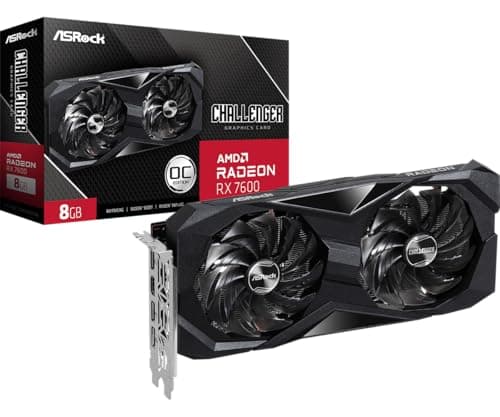 Image of ASROCK Challenger 90-GA41ZZ-00UANF carte graphique AMD Radeon RX 7600 8 Go GDDR6