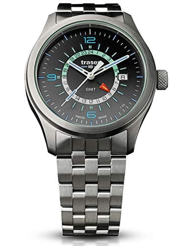 Image of traser H3 Mens Watch P59 Aurora GMT Anthracite Steel 107232