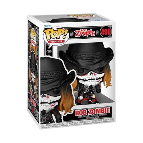 Image of Funko Pop! Rocks: Rob Zombie With Bandana - Collectable Vinyl Figure - Gift Idea - Official Merchandise - Toys for Kids & Adults - Music Fans - Model Figure for Collectors and Display