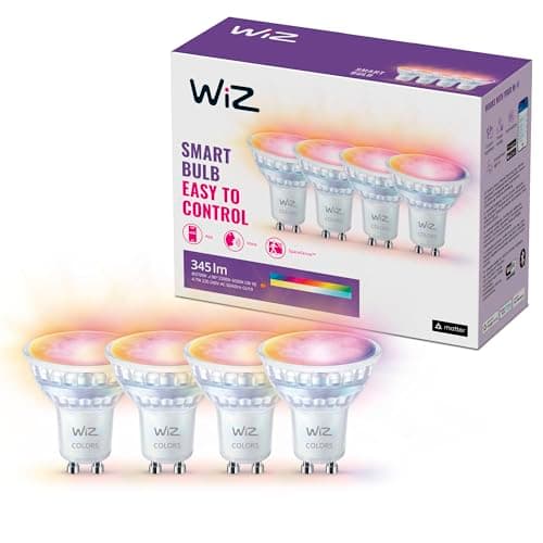 Image of WiZ Smart LED Glass Bulb, Smart Connected WiFi Works with Alexa, Google Assistant & HomeKit, Dynamic Scenes on App, Bedroom, Kitchen, TV, Party, 4 Pack, Halloween Decorations