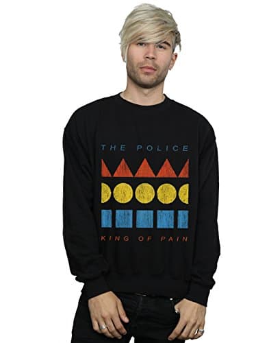 Image of Absolute Cult The Police Men's King of Pain Sweatshirt Black Medium