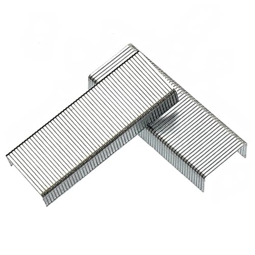 Image of NUOBESTY 6 6Mm Galvanized Staples 1000 Pieces Heavy Duty Precision Engineered for Office and Home Staplers