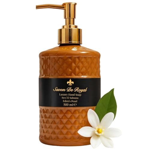 Image of Savon De Royal Series Eden’s Brown Pearl Luxury Hand Soap, 500ml Pump Bottle, Elegant Fragrance