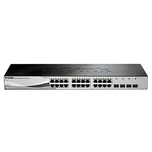 Image of D-Link DGS-1210-28 28-Port Layer 2 Smart Managed Gigabit Switch with 4 x SFP Ports, Desktop or Rackmount, Fanless