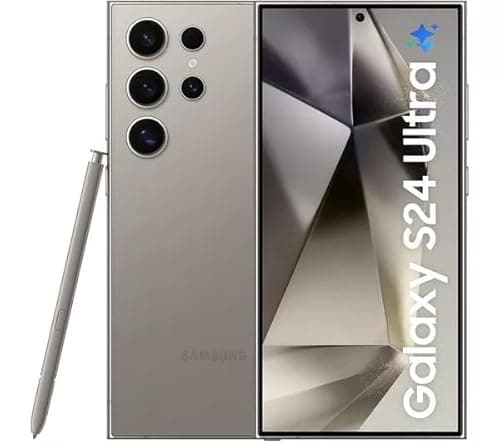 Image of Samsung Galaxy S24 Ultra 5G, 512GB, Titanium Grey (Renewed)