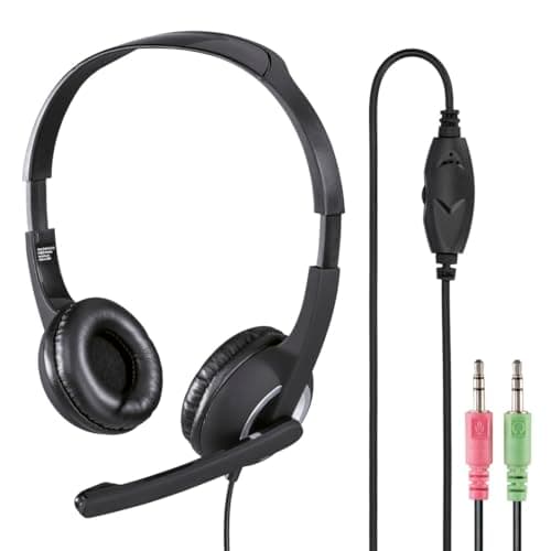 Image of Hama "HS-P150 PC Office Headset | Stereo | 3.5mm Jack | Cabled Volume Control | Black