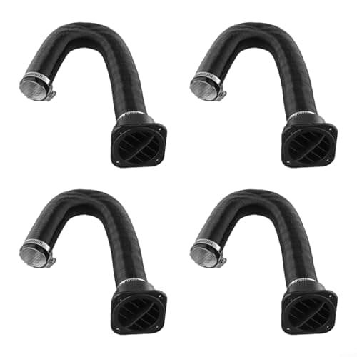 Image of 42mm Heater Duct Pipe Kit with Air Vents for Diesel Heater RV Truck Boat Campervan Flexible Ducting Hose 4 Hole Outlet Set