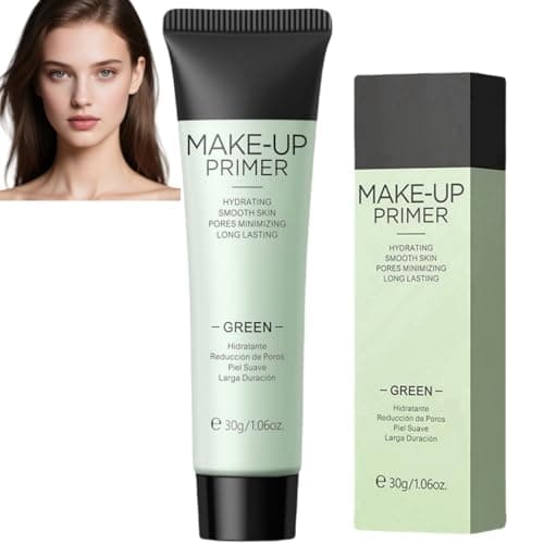 Image of Hydrating & Moisturizing Face Primer for Oily & Mature Skin | Pore Minimizer, Green Concealer & Colour Corrector | Anti-Redness Cream | Makeup 30ml