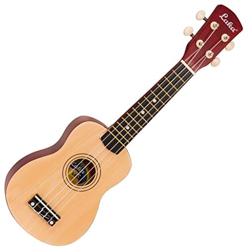 Image of Laka Rainbow Series Soprano Ukulele & Carry Bag ~ Natural