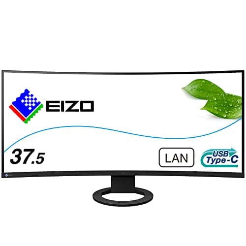 Image of EIZO EV3895-BK Flexscan 38" (95.3cm) CURVED 3840 x 1600 pixel Full HD Monitor , BLACK