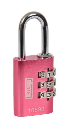 Image of Kasp K10530PIND 105 Series Aluminium Combination Padlock - Pink