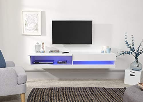 Image of Home Source Galicia Wall TV Unit White