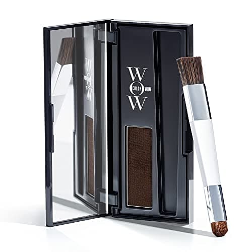 Image of COLOR WOW Root Cover Up, Dark Brown – Instant Root Touch Up Powder for Grey Coverage, Highlight Blending, and Fuller-Looking Hairlines | Award-Winning, Water & Sweat Resistant