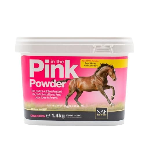 Image of NAF Pink Powder 1.4kg – Nutritional Support for Horses – Prebiotic and Probiotic Supplement with Vitamins and Minerals – Promotes Digestive Health, Condition and Vitality
