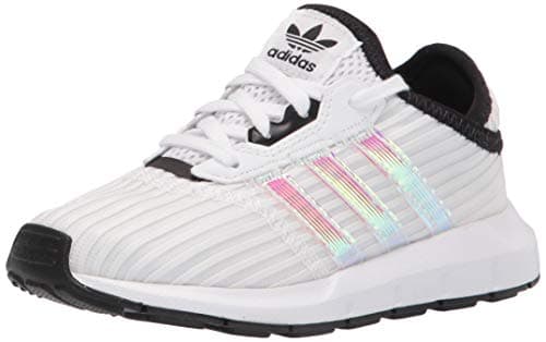 Image of adidas Originals unisex child Swift Run X Sneaker, White Black, 5 Big Kid US