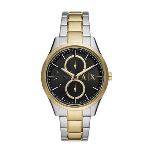 Image of Armani Exchange Watch For Men, Chronograph Movement and 42mm Case Size with Stainless steel, Leather or Silicone strap