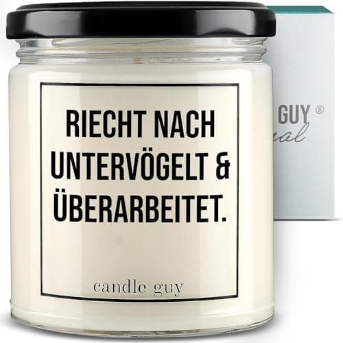 Image of candle guy Scented Candle | Smells of Underfucked and Reworked | Handmade from 100% Soy Wax | 70 Hours Burn Time