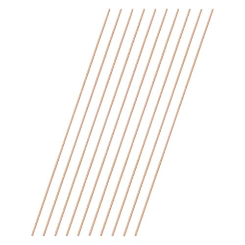 Image of M METERXITY 10-Pack Copper Round Rod 2mm Dia. 9.84 Inch Length T2 Stock Solid Copper Rod Lathe Bar for Metal Crafts DIY/Gardening/Industry/Decoration Pure Tube