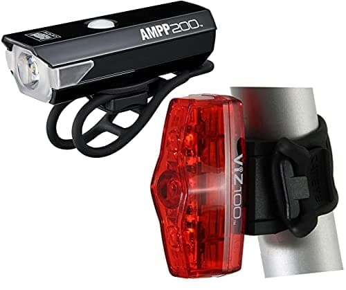 Image of CatEye Ampp 200/ViZ 100 Front & Rear Cycling Light Set