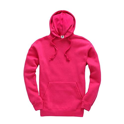 Image of D&H CLOTHING UK Premium Adult Unisex Premium XS-6XL Pullover Heavy Blended Hooded Fleece Jumper Work Wear Sweatshirt Hoodies Top Plain BNW Unisex Fuchsia