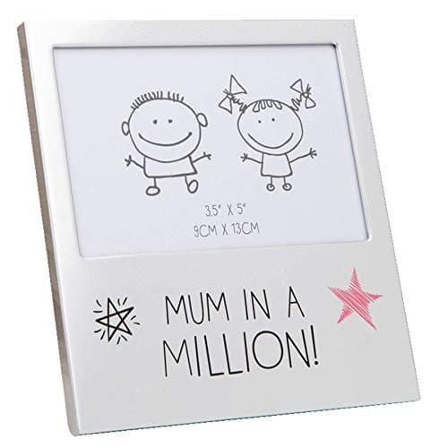 Image of Widdop & Co Aluminium 3.5'x5' Photo Frame with Wording - Mum in a Million
