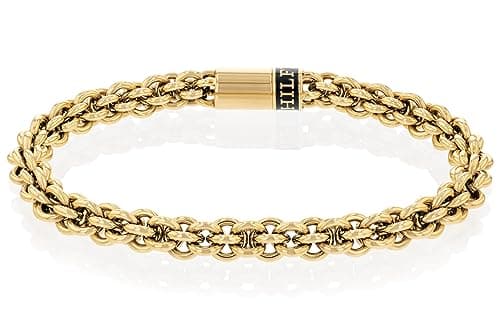 Image of Tommy Hilfiger Jewelry Men's Chain Bracelet in Yellow Gold - 2790522