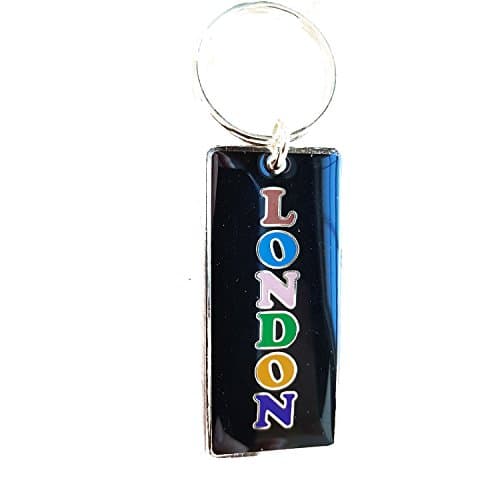 Image of London Word Metal Key Ring/Keyring/Key Chain/Keychains! Artistique! / Künstlerisch! / Artistico! / artístico! Charming British Collectable! Charmant! / Reizend! / Affascinante! / Encantador!