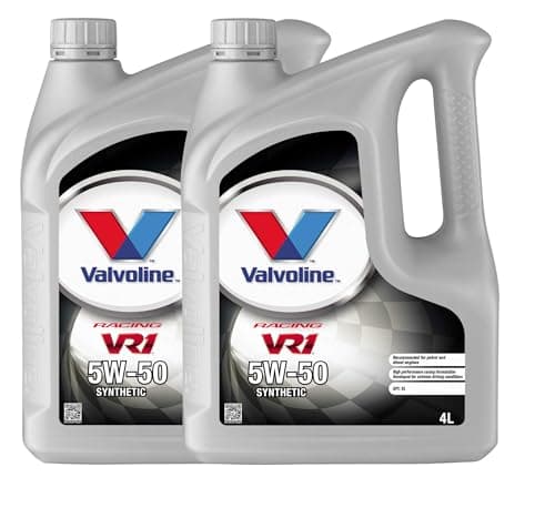 Image of WOL-Valvoline Premium 5W50 VR1 Fully Synthetic Racing Engine Oil 873434 ACEA A3/B4 Car Oil (8L)