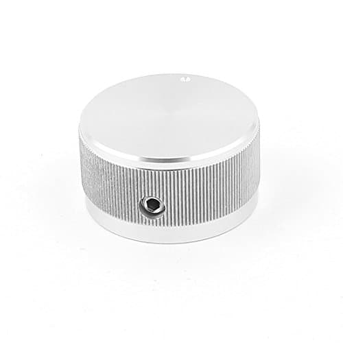 Image of sourcing map Silver Tone CNC Solid Aluminum HiFi Speaker Radio Volume Knobs 30x16mm