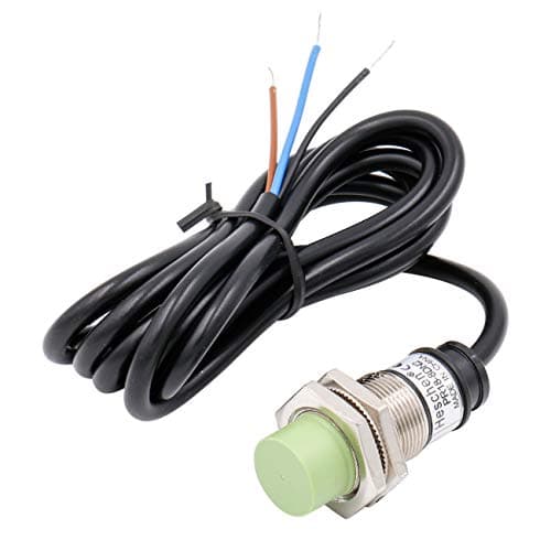 Image of Heschen Inductive Proximity Sensor Switch PR18-8DN2 Cylindrical Type, 8mm Sensing, M18 Round, Non-Shielded, 12-24VDC 3-Wire, NPN NC(Normally Closed) CE