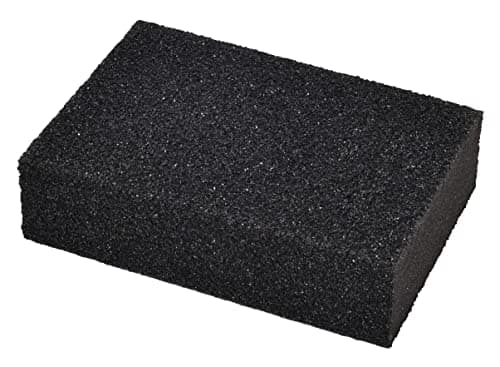Image of Amtech - Dual Grit Sanding Sponge (P60/P100), Washable Aluminium Oxide, Ideal for Bare and Painted Wood Finishing (25 x 100 x 70mm)