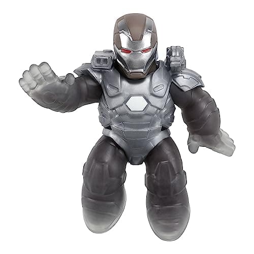 Image of Heroes of Goo Jit Zu Goo Shifters the Marvel edition Hero Pack. Armored Energy War Machine. I'm Super Squishy. Crush the Core! Transform the Goo!