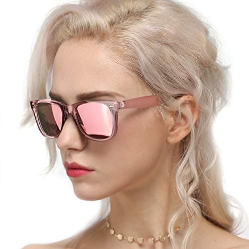 Image of Myiaur Fashion Sunglasses Womens Polarised, Mirror Ladies Sunglasses Anti Glare 99.99% UV Protection