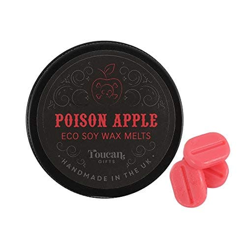 Image of Poison Apple Gothic Eco Soy Wax Melt Candles & Incense Red 5.5x2.7x5.5cm
