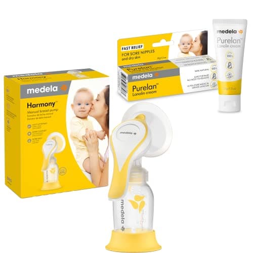 Image of Set: Medela Harmony Manual Breast Pump and 37g Purelan Lanolin Nipple Cream