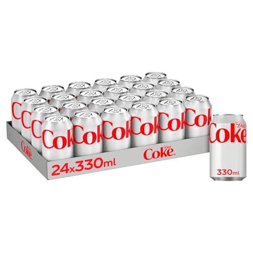 Image of Diet Coke Soft Drink Cans, 24 x 330 mL
