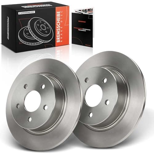 Image of Frankberg Brake Disc Set incl. 2x Discs Rear Solid Ø280mm Compatible with K.u.g.a II DM2 C-Max II DXA/CB7 DXA/CEU Transit Connect Replace# 1829615