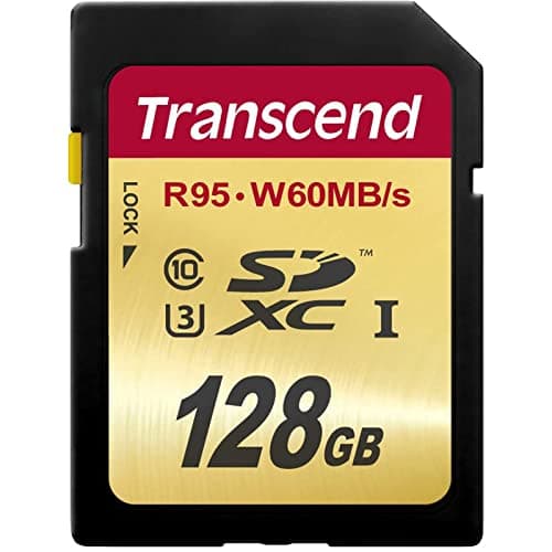 Image of Transcend 128GB SDXC/SDHC USH-I U3 Memory Card