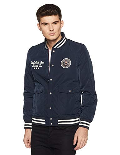 Image of US Polo Men's Cotton Jacket, Navy, S