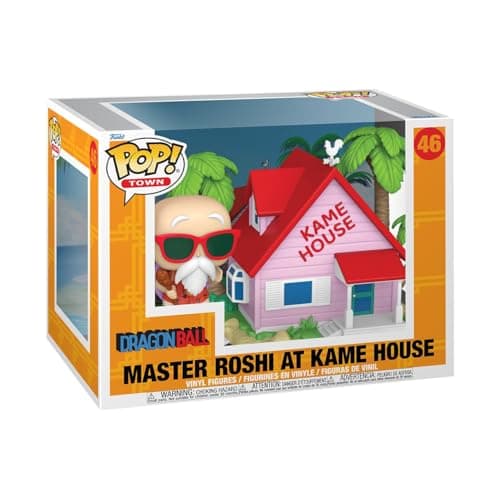 Image of Funko Pop! Town: Dragon Ball - Kame House With Master Roshi - Collectable Vinyl Figure - Gift Idea - Official Merchandise - Toys for Kids & Adults - Anime Fans - Model Figure for Collectors