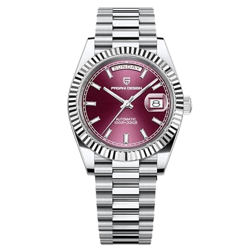 Image of RollsTimi PD1783 DD40 Men's Watch Luxury Automatic Men's AR Sapphire Glass NH36A Movement 10Bar Water Resistant Stainless Steel Business Watch Day Date Automatic.
