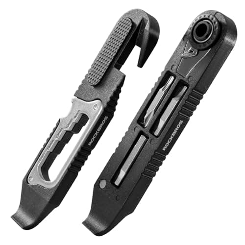 Image of ROCKBROS Multifunctional Bike Tool, 16-in-1 Bike Multitool with Ratchet Wrench, Tire Lever, Mini Tool Set Repair Kit for Tire Changes
