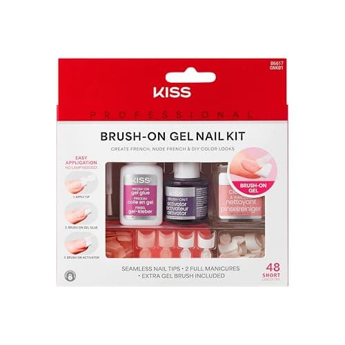 Image of KISS Brush-On Gel Nail Kit