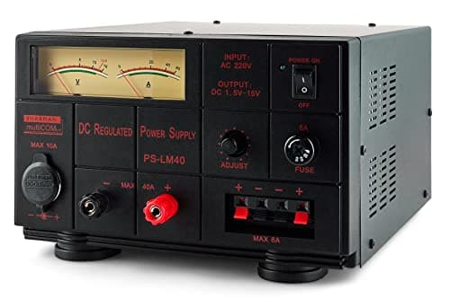 Image of Sharman Multicom LM40-A 40 Amp Analogue Display Linear Power Supply for Amateur Radio Enthusiasts, Professionals and Hobbyists in Electronics and Communications